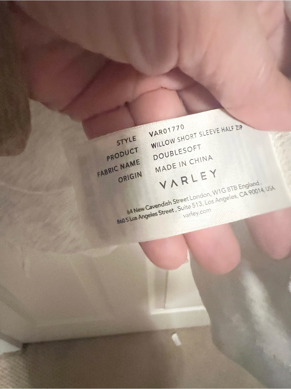 VARLEY Ritchie Short Sleeve Sweatshirt - Picture 8 of 13